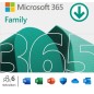 Microsoft 365 Family Licensabonnemet 1 år Op til 6 brugere Windows MacOS